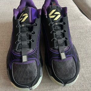 Luka Doncic - Black and Purple Athletic Sneakers